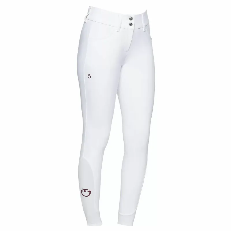 Cavalleria Toscana Women's full grip dressage breeches - White
