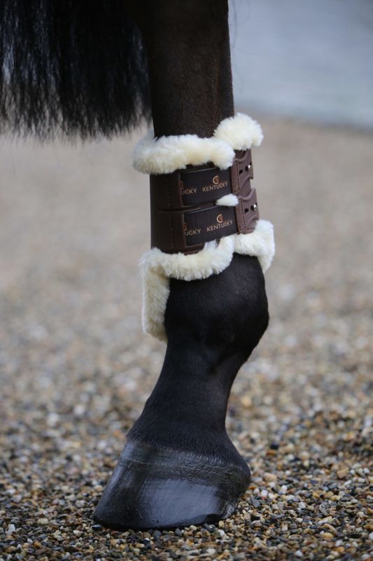 Kentucky Sheepskin Fetlock Boots Elastic