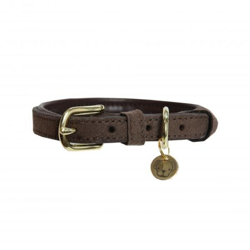 Kentucky Dog Collar Leather Velvet