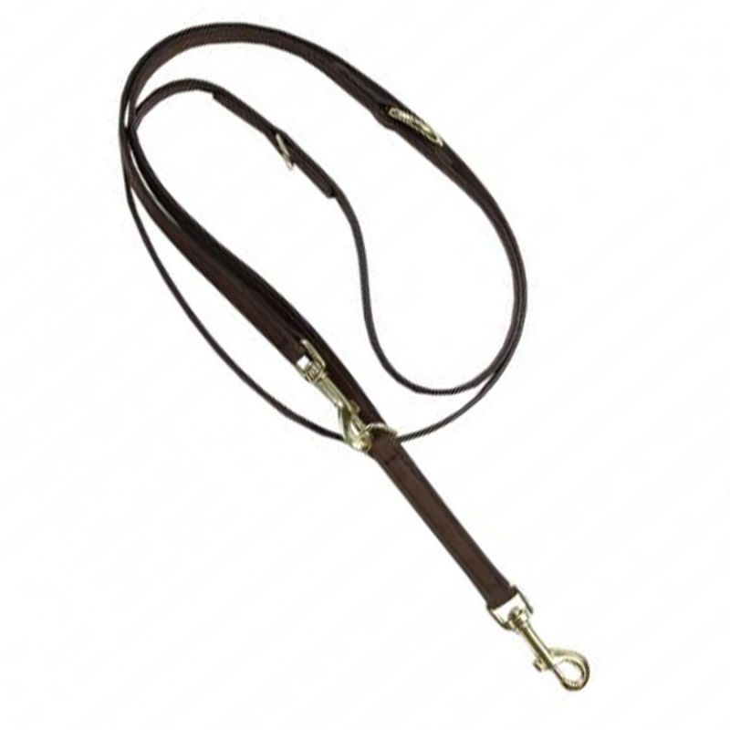 Kentucky Dog Lead Leather Velvet 2m
