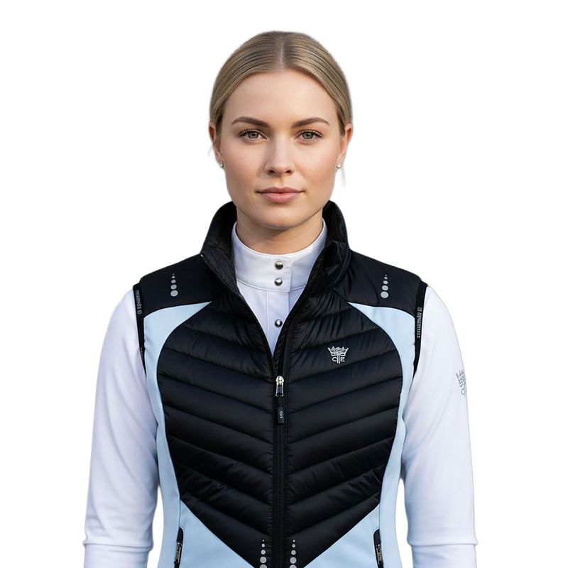 GREEN PARK Ladies Ladies Hybrid Bodywarmer Spring Crocus - Pacid Blue