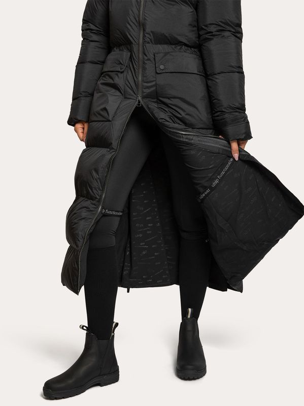 Uhip, Arctic Puffer Coat Extended, Jet Black