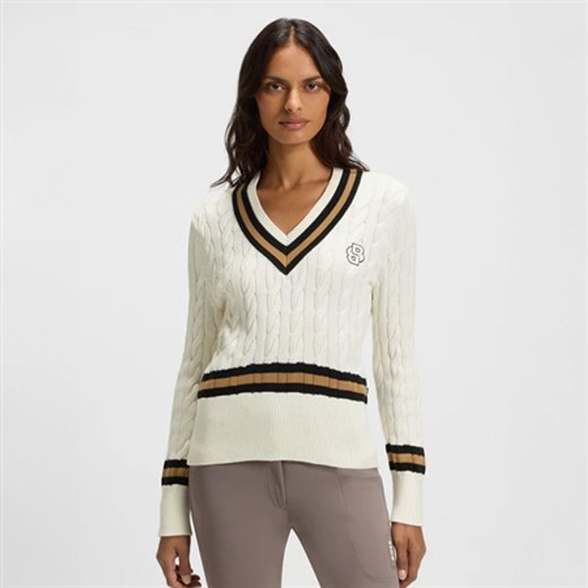 BOSS Paula strikket genser til dame