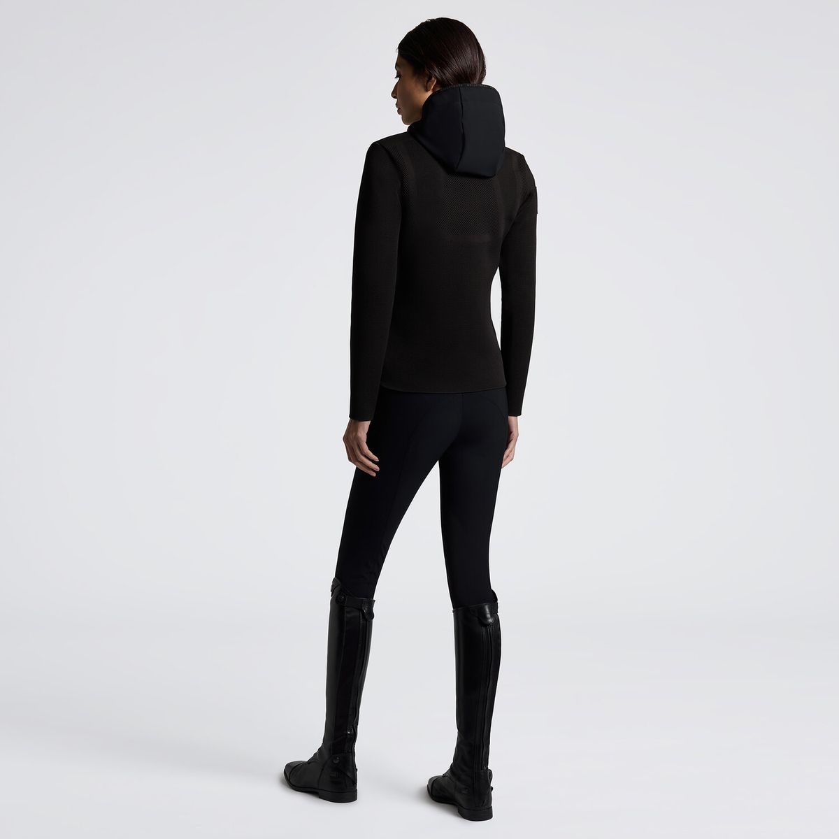 Cavalleria Toscana Women's Softshell Jacket with Tech Knit Sleeves