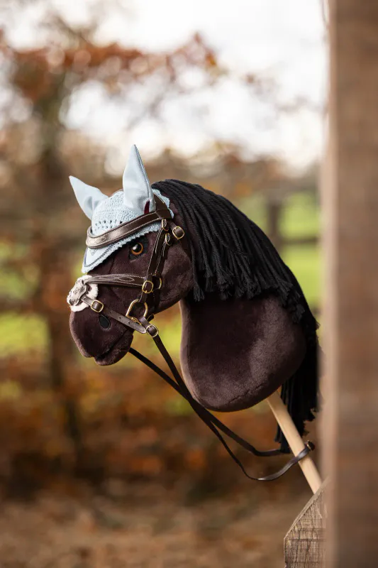 LeMieux Hobby Horse Fly Hood  til kjepphesten - Glacier