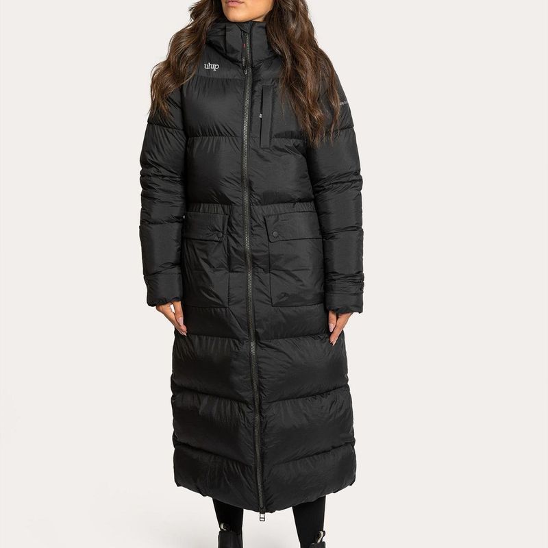 Uhip, Arctic Puffer Coat Extended, Jet Black