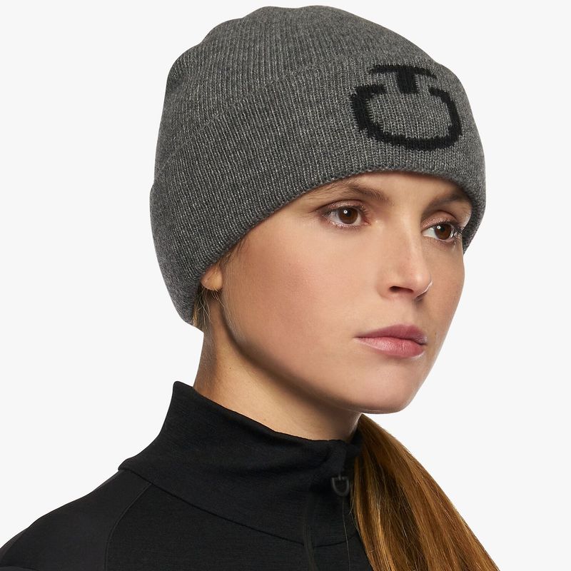 UNISEX WOOL BEANIE WITH A CT LOGO
