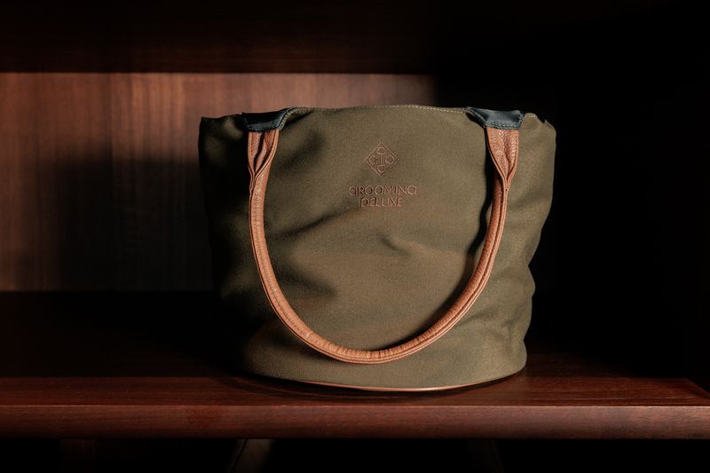 Grooming bag canvas 